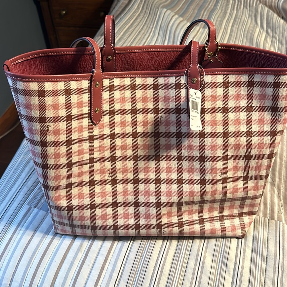 New coach, reversible purse